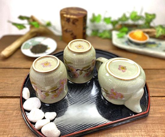 メーカー直送 九谷焼 急須3点セット 小 ソメイヨシノ 裏絵 WWW_OPDRERGINERDOGAN_COM