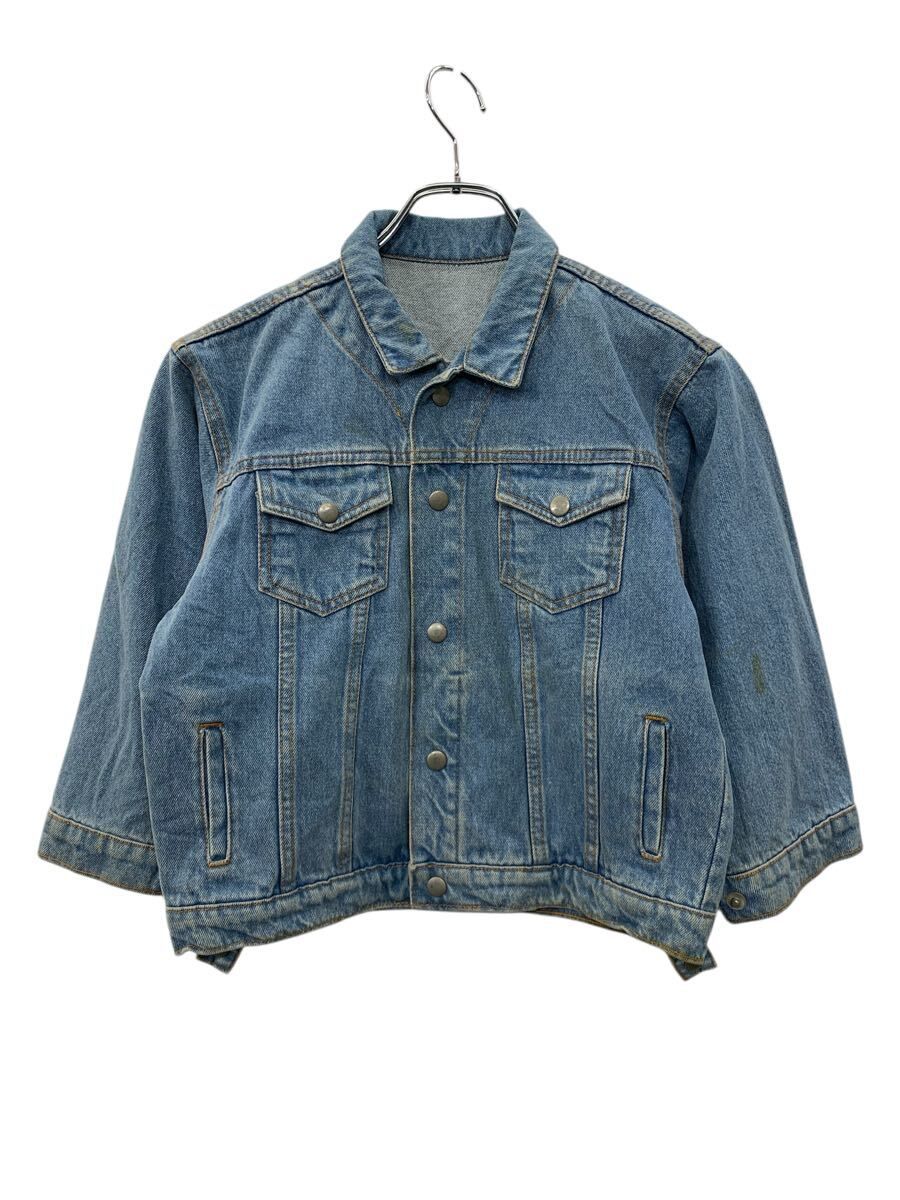 お買い得，安い A Denim Shop デニムジャケット 6T キッズ ライトブルー スナップボタン シンデレラ バックデザイン コットン100% 春物 a711-5504 その他