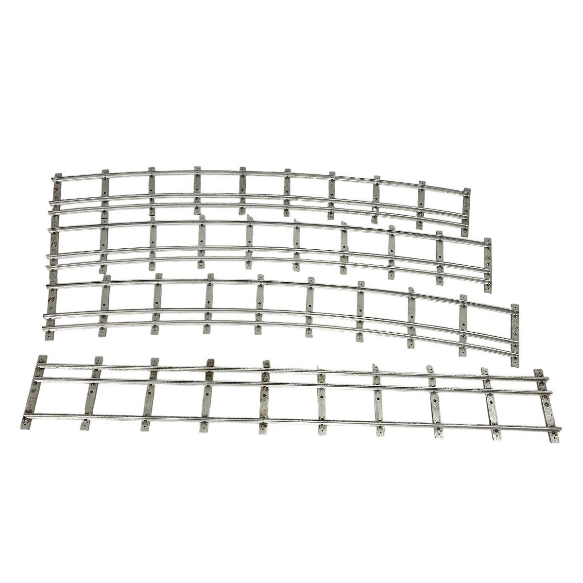 鉄道模型 線路 3 5インチ ゲージ用 直線 1本 曲線 3本 4本セット