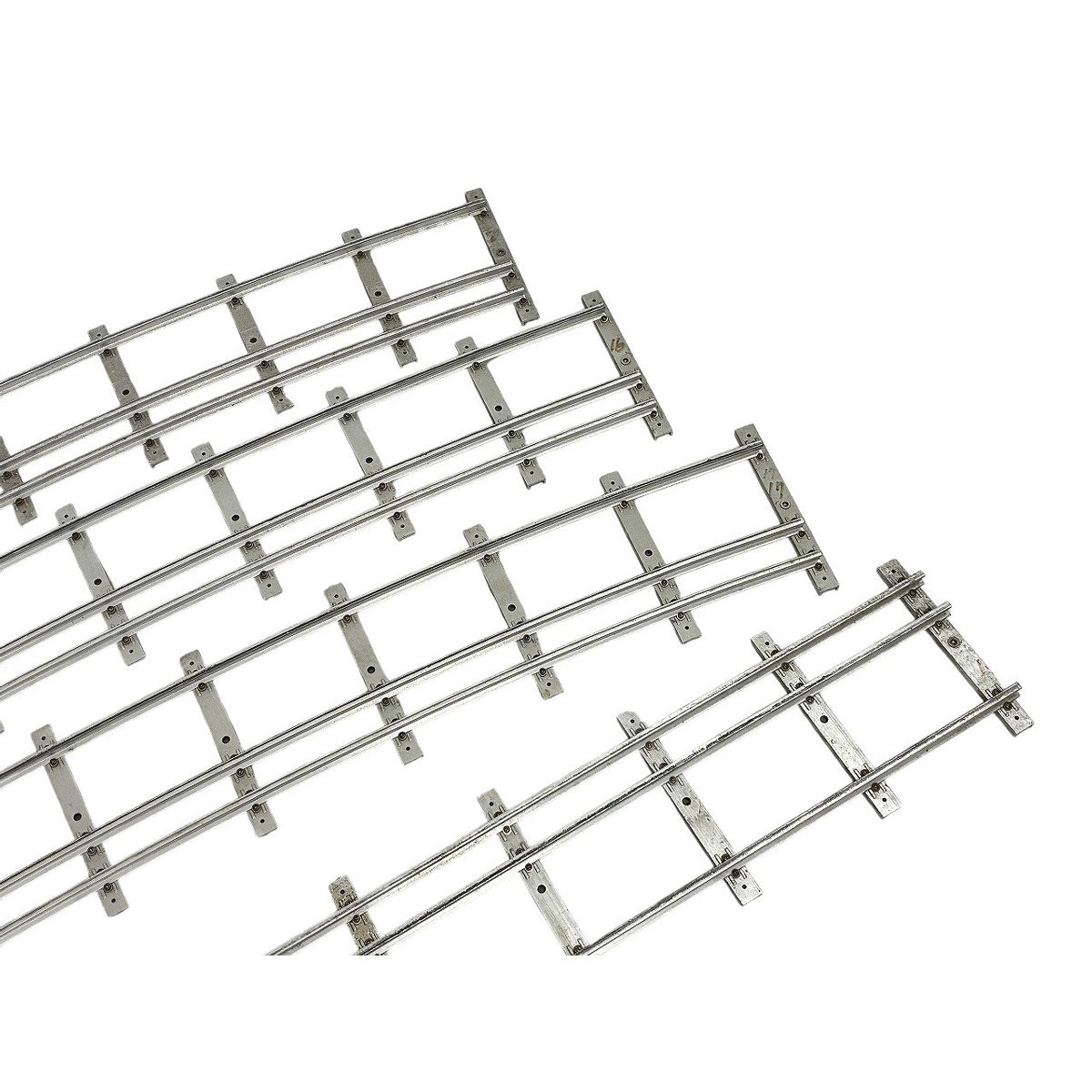 鉄道模型 線路 3 5インチ ゲージ用 直線 1本 曲線 3本 4本セット