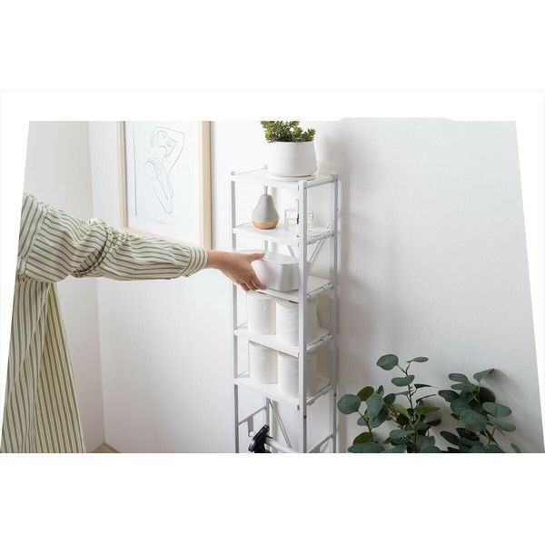 家具・インテリア通販 ラック g159062]幅25cmスリムトイレラック