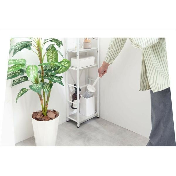 家具・インテリア通販 ラック g159062]幅25cmスリムトイレラック