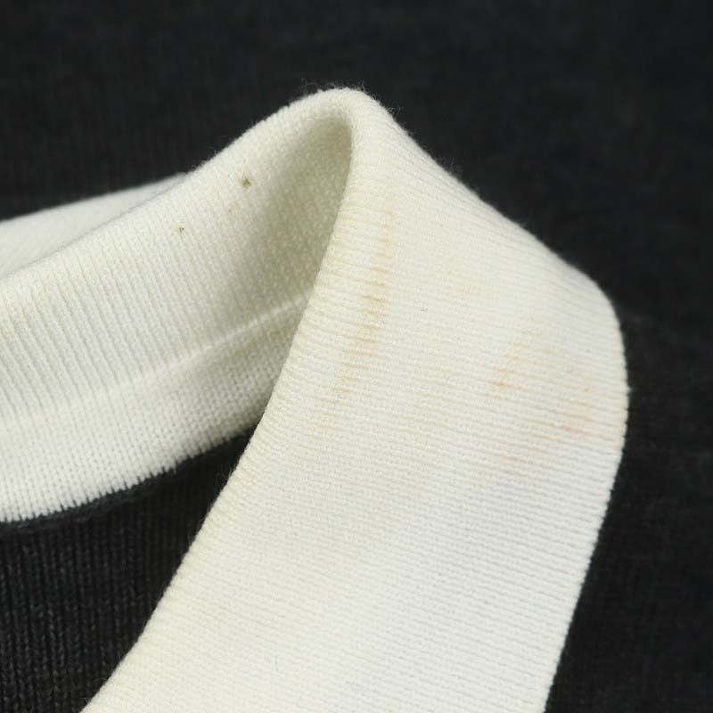 衿付きニットワンピース ロング