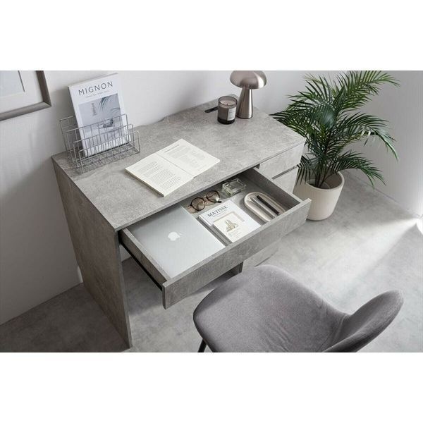 デスク 幅90cm 引き出し付き 机 パソコンデスク 勉強机 学習机 ワーク