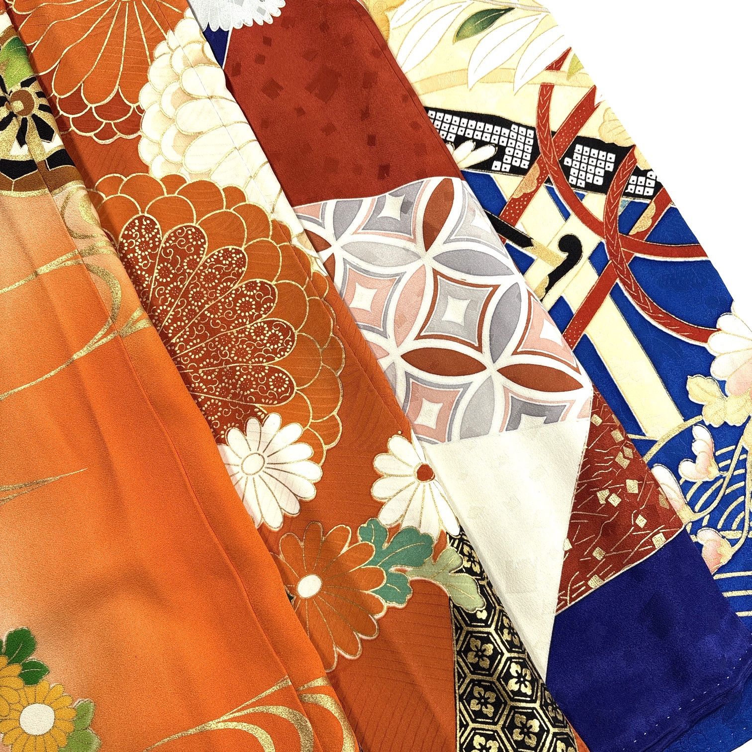 振袖 正絹 着物 同梱 リメイク用 着付け 11148