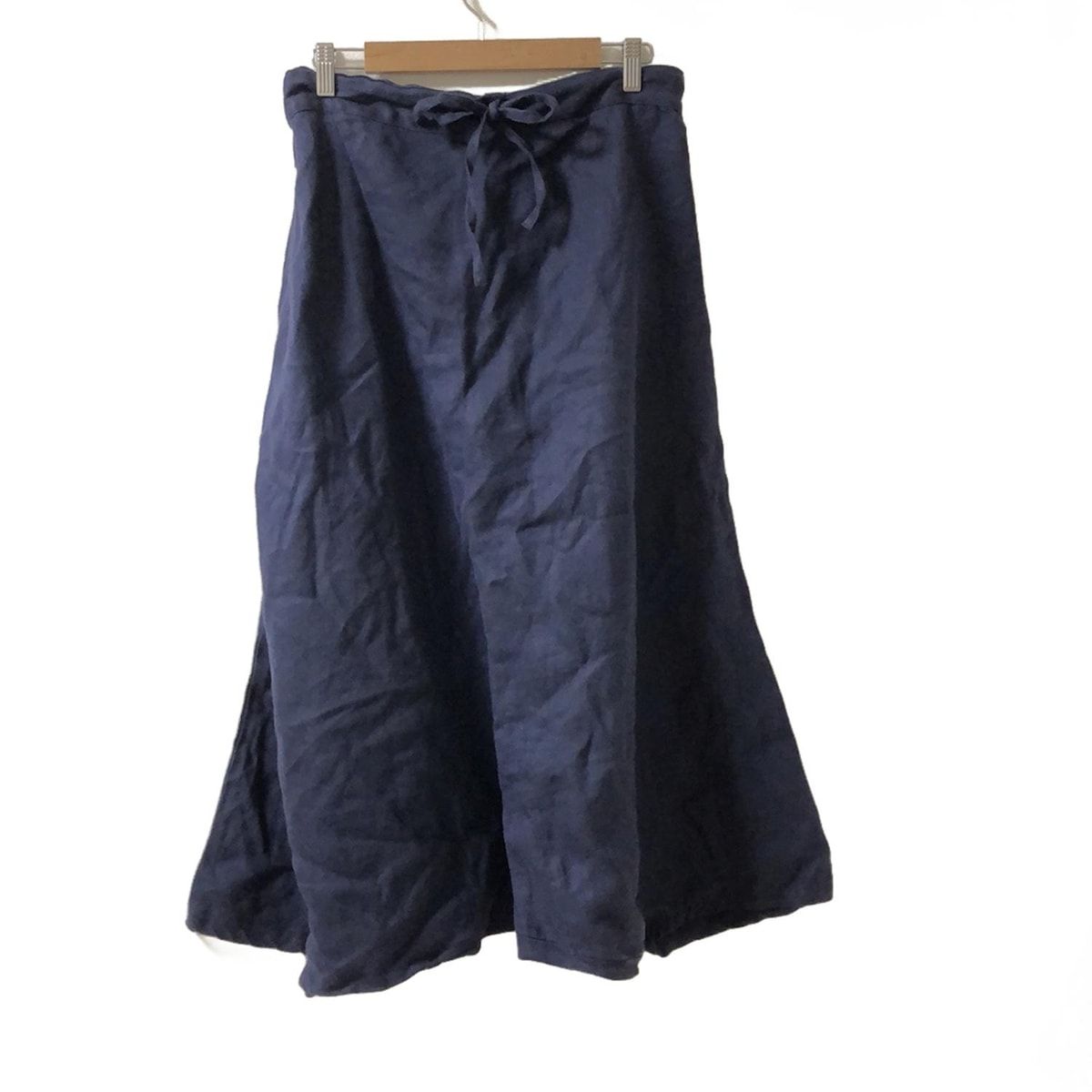 SOU SOU ソウソウ パンツ サイズM レディース - ダークネイビー クロップド 半端丈 サルエル 麻