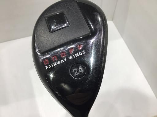 グローブライド ONOFF FAIRWAY WINGS 2014 KURO 24° ユーティリティ UT 純正特注シャフト フレックスSR メンズ 男性用 右利き 右用 Cランク ゴルフクラブ