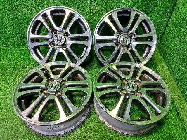 ホンダ HONDA N BOX JF 2 ホイール アルミ ガンメタポリッシュ 14インチ 4 5 J 4穴 4本 100 40