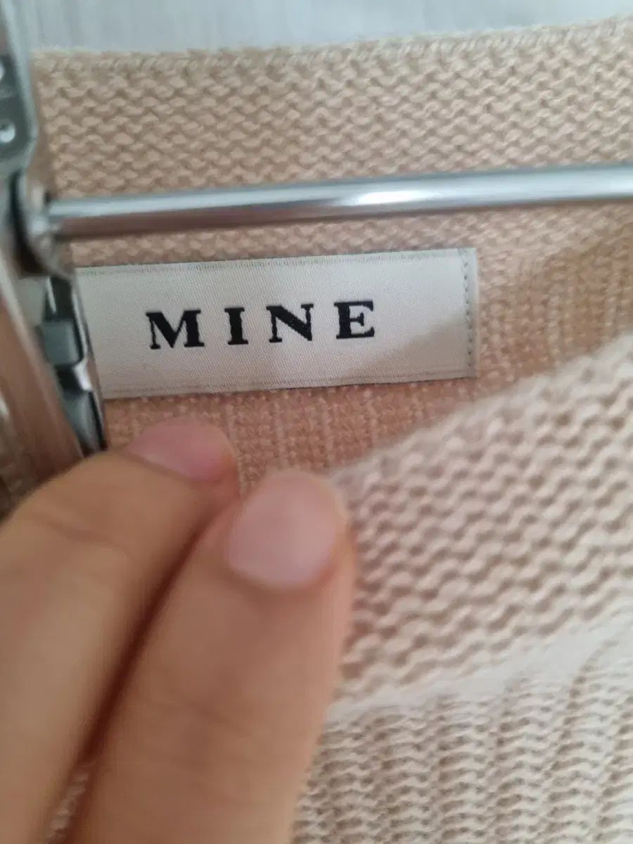  マイン カシミア ONE PIECE 長袖 七分袖 ひざ丈ワンピース