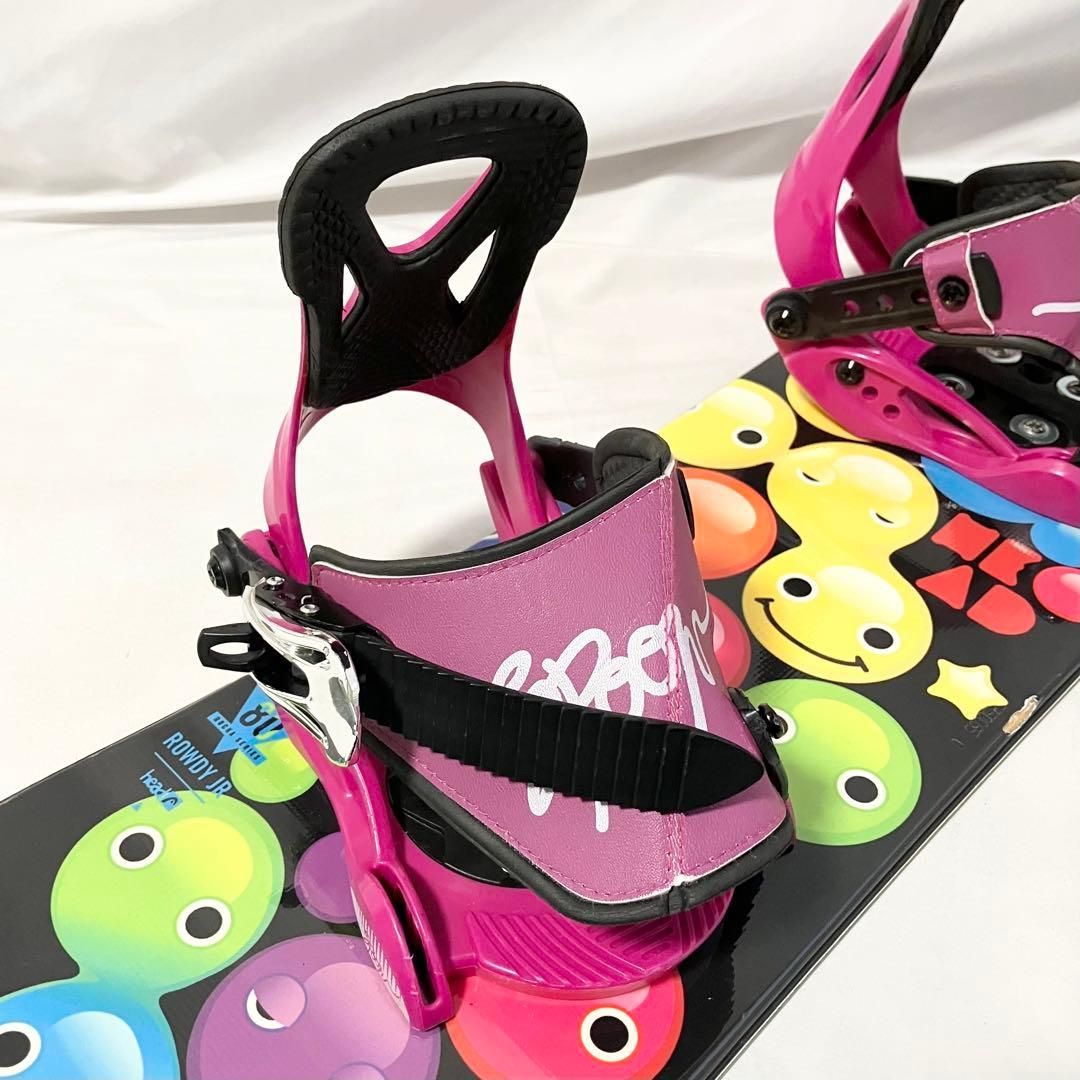 【キッズ】head ROWDY JR スノーボード ビンディングセット80cm HEAD ROWDY JR スノーボード セット rocka series キッズ用 ボード
