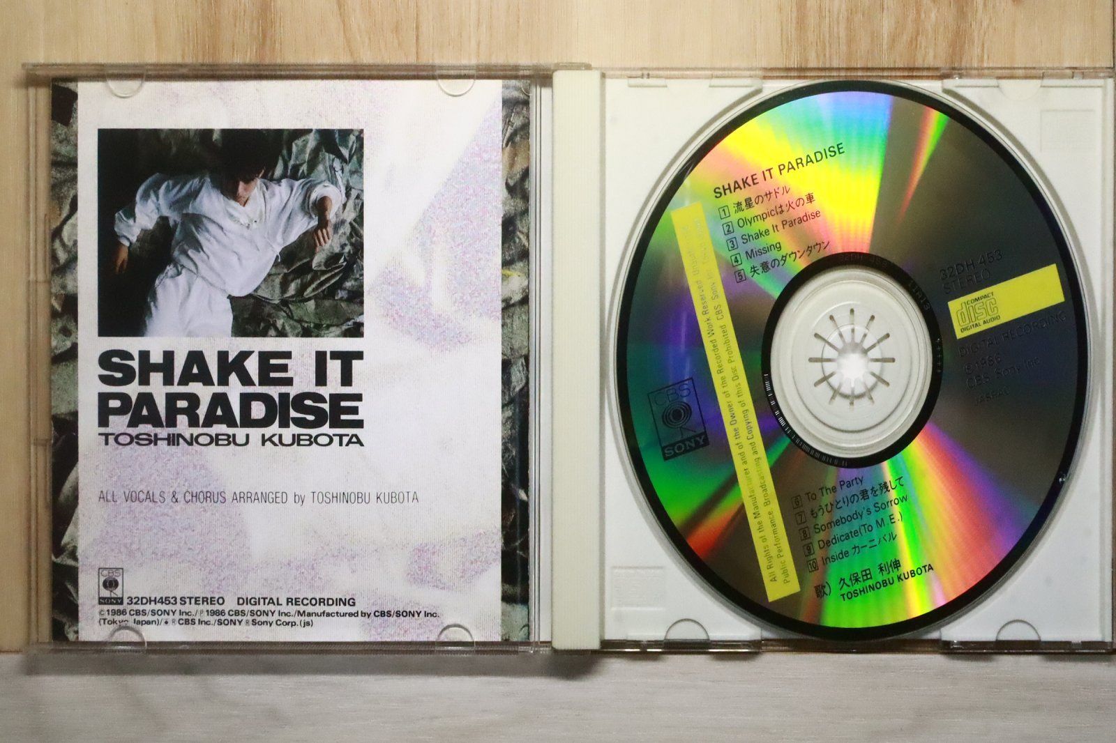 国内盤CD☆久保田利伸/Toshinobu Kubota□ SHAKE IT PARADISE