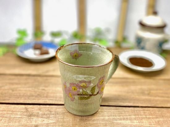 メーカー直送 九谷焼 マグカップ マグ ソメイヨシノ 中裏絵