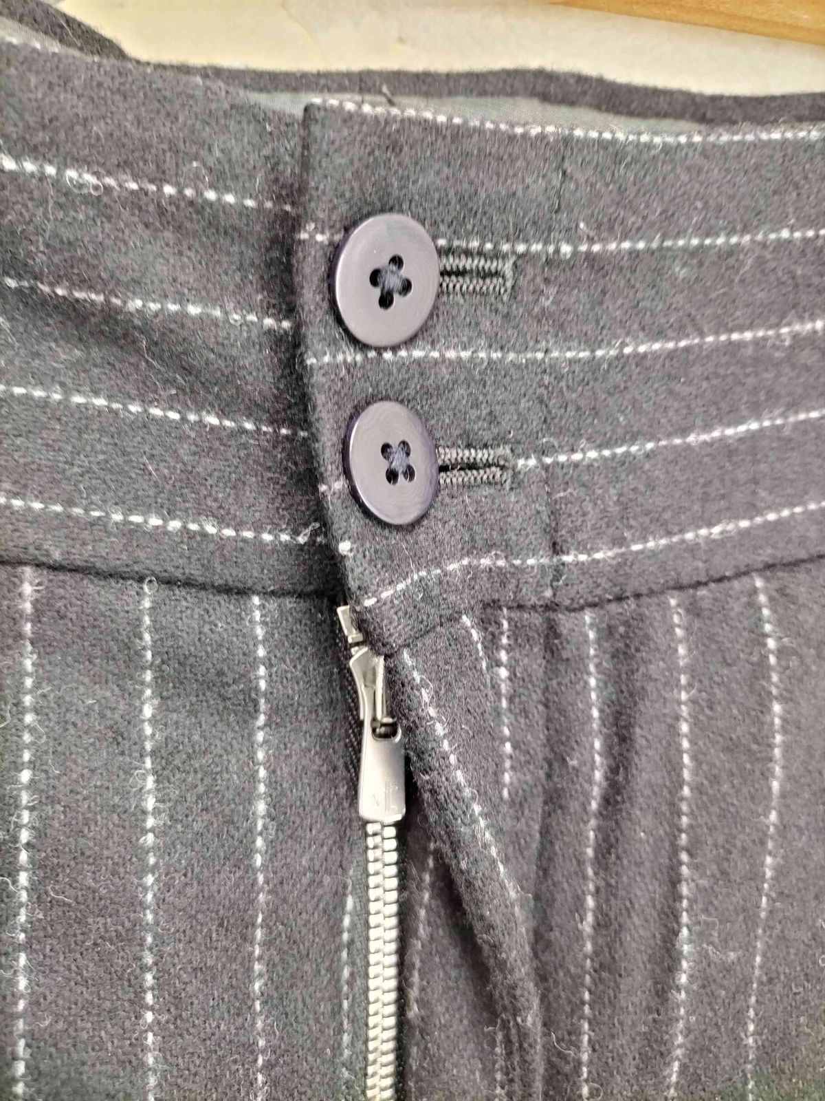 ユーズドフルギ USED古着 {{ON O FF by TTAGGG}} ストライプスラックス