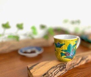 メーカー直送 九谷焼 マグカップ マグ 磁器 吉田屋万年青 裏絵 WWW_OPDRERGINERDOGAN_COM
