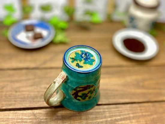 メーカー直送 九谷焼 マグカップ マグ 丸紋松竹梅緑塗り 裏絵 WWW_OPDRERGINERDOGAN_COM