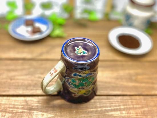 メーカー直送 九谷焼 マグカップ マグ 宝尽くし 紫塗り 中裏絵 WWW_OPDRERGINERDOGAN_COM