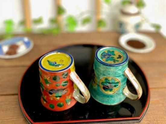 九谷焼 ペアマグカップ