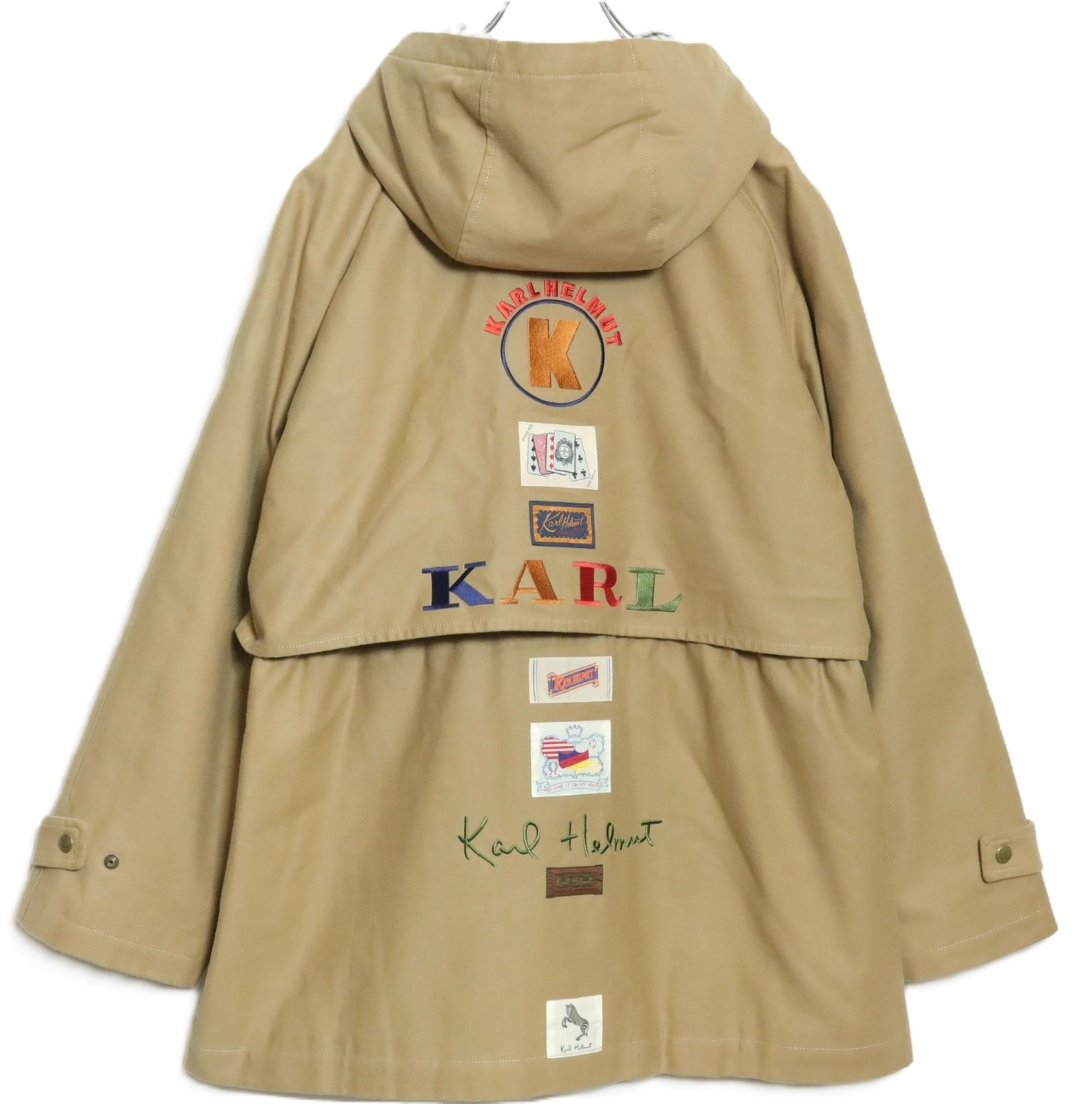 美品】カールヘルム☆2024年製！ワッペン&刺繍♪ジップアップブルゾン