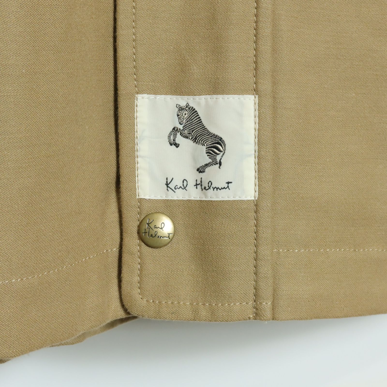 美品】カールヘルム☆2024年製！ワッペン&刺繍♪ジップアップブルゾン