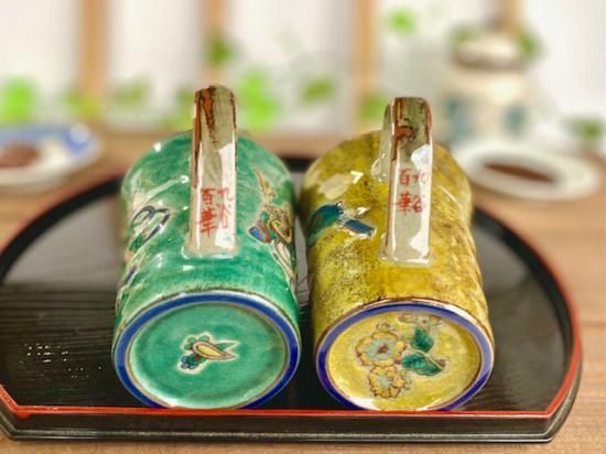 ＆金糸梅に鳥黄塗り