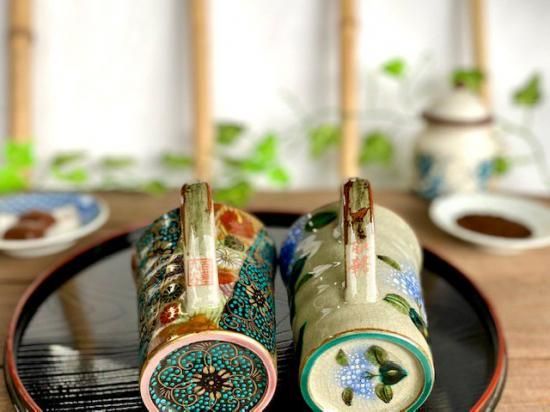 ペアマグカップ がく紫陽花ピンク