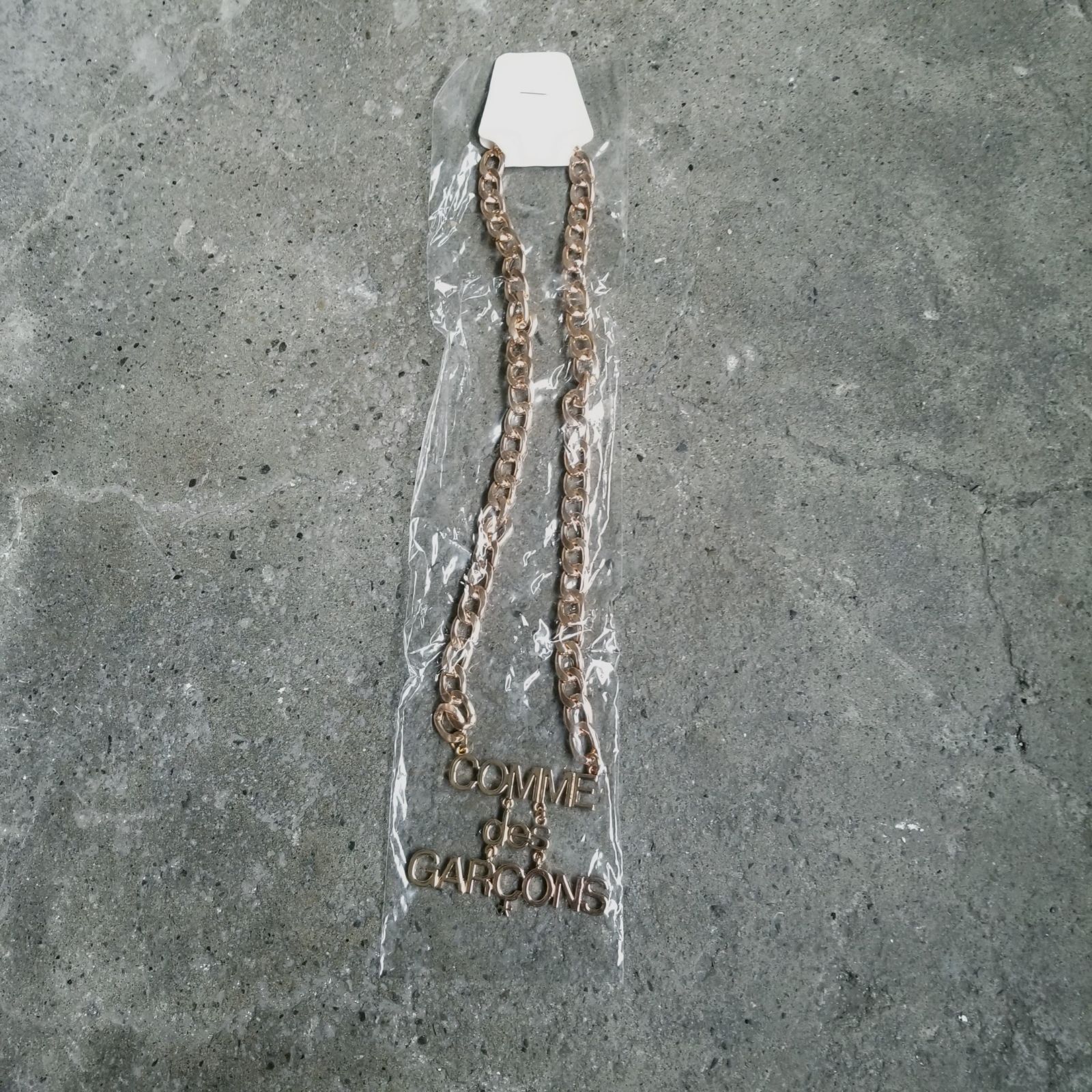 COMME des GARCONS FNO 2015 ロゴ ネックレス コムデギャルソン Fashion Night Out