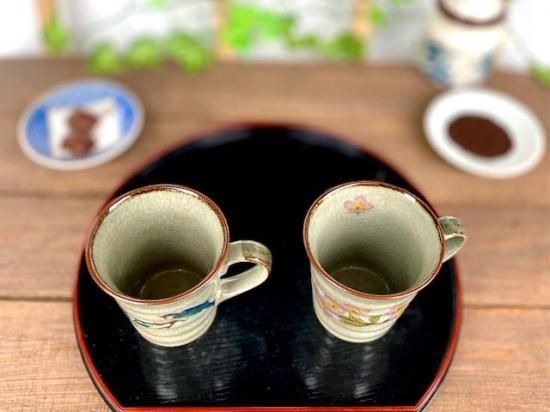 金糸梅に鳥＆ソメイヨシノ 中裏絵