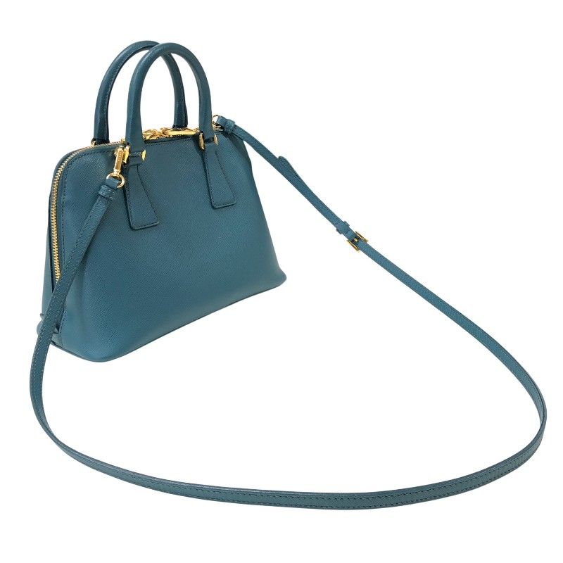 プラダ PRADA サフィアーノ 2wayハンドバッグ BL0838 グリーン ゴールド金具 サフィアーノレザー レディース ハンドバッグ