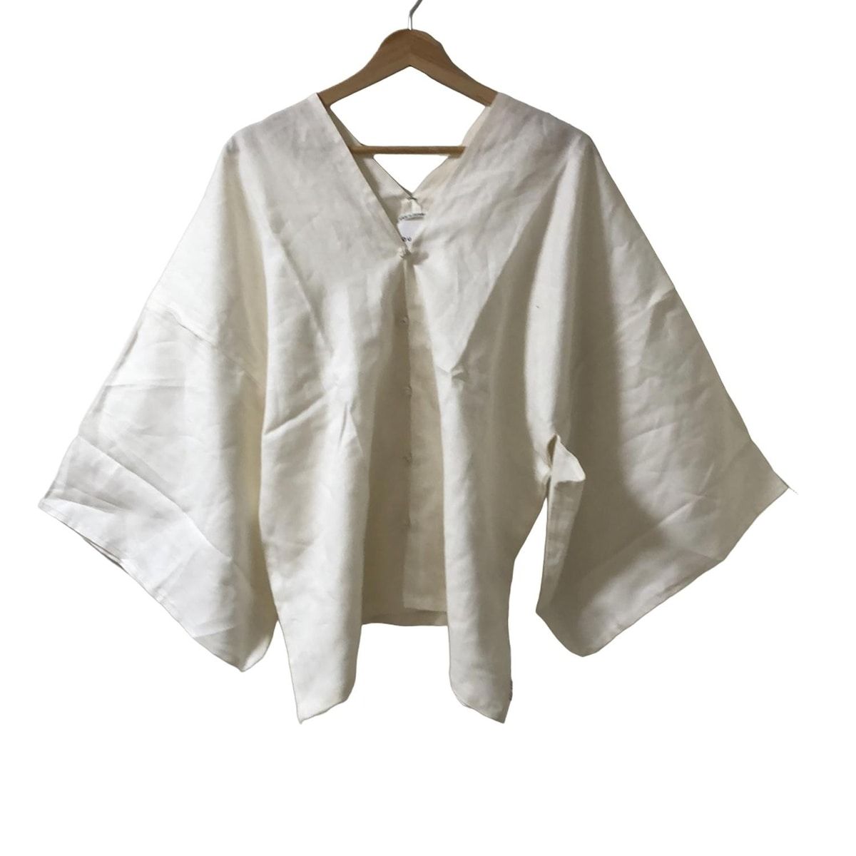 SOU SOU ソウソウ カーディガン レディース - アイボリー 七分袖 麻