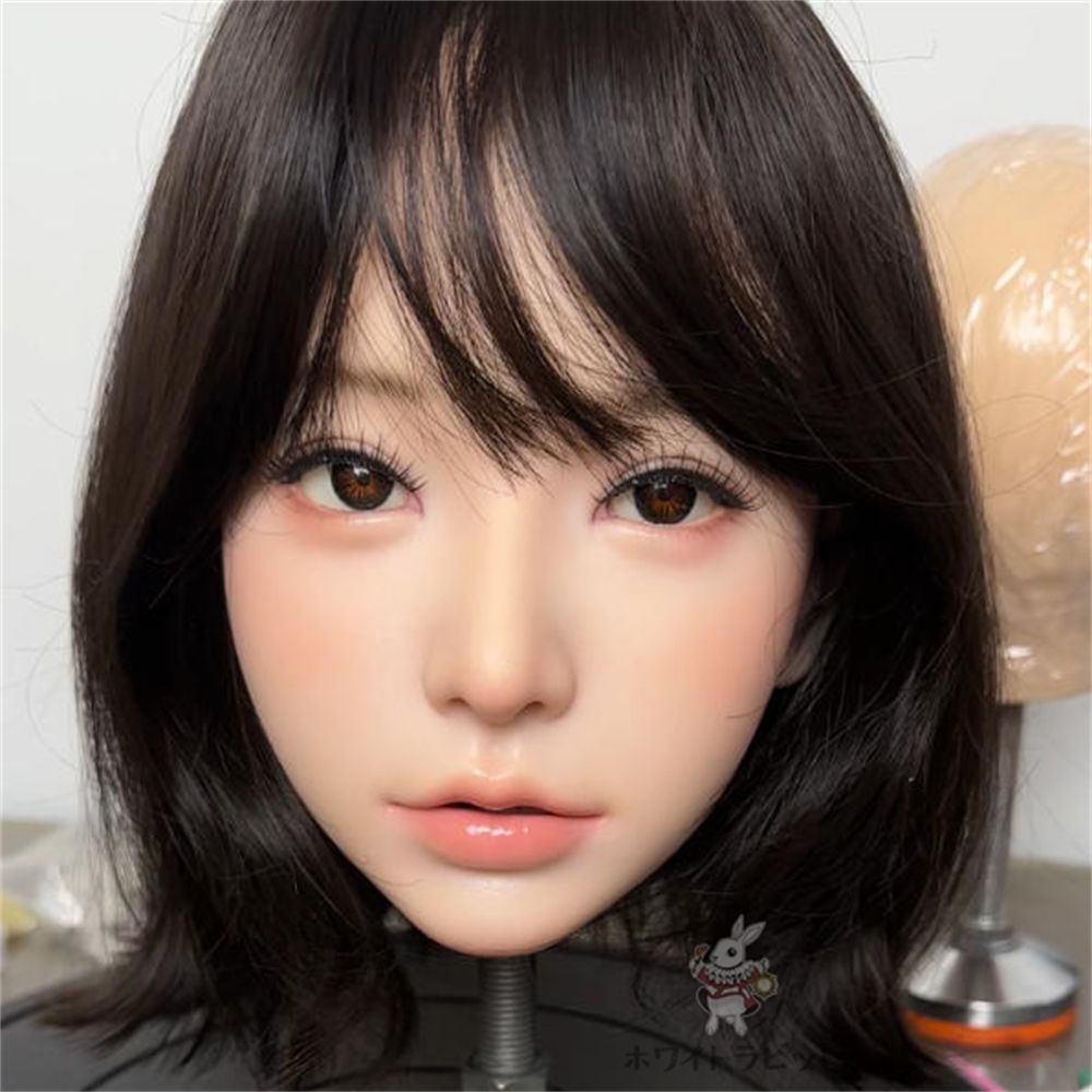 ヘッド単品 軟質シリコン A72N 口可動 リアルドール 等身大ドール 済み M16職人メイク済み M16 髪の毛はウィッグタイプ 8-40日出荷