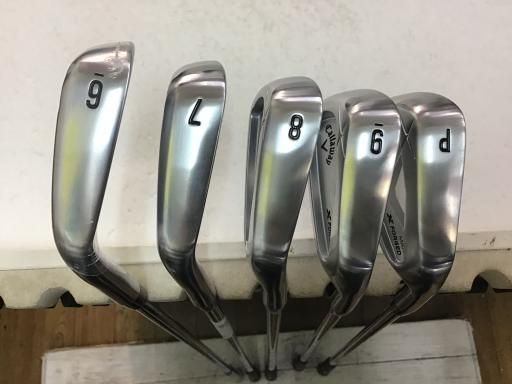 キャロウェイ X FORGED MAX 2025 5S アイアンセット IR 純正特注シャフト フレックスR メンズ 男性用 右利き 右用 Aランク ゴルフクラブ