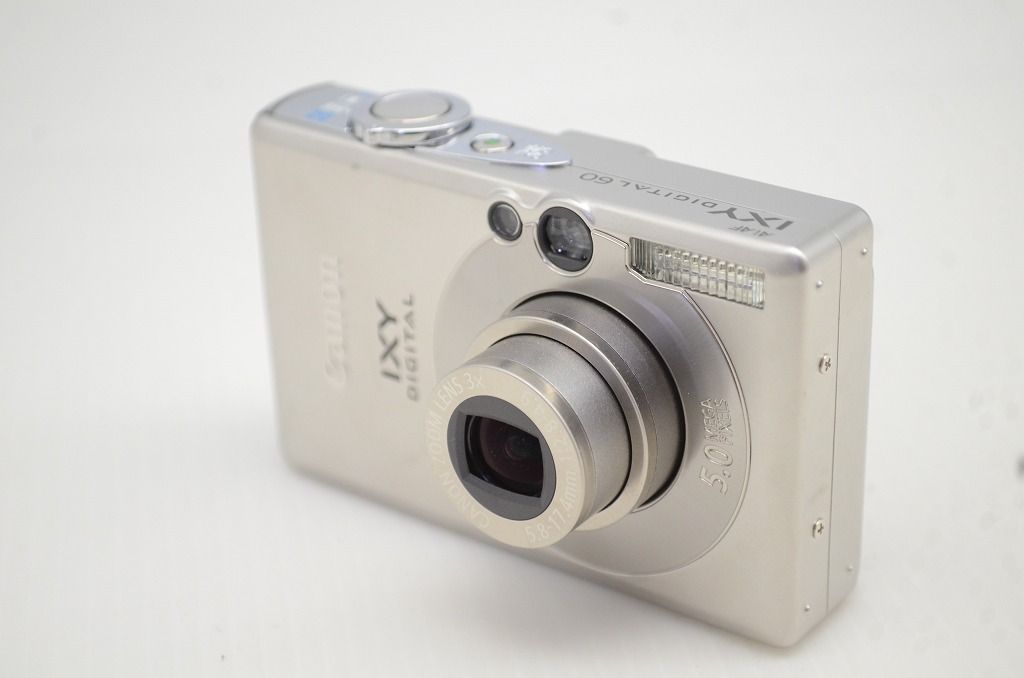 Canon キヤノン IXY DIGITAL 60 コンパクトデジタルカメラ シルバー 元 251104p