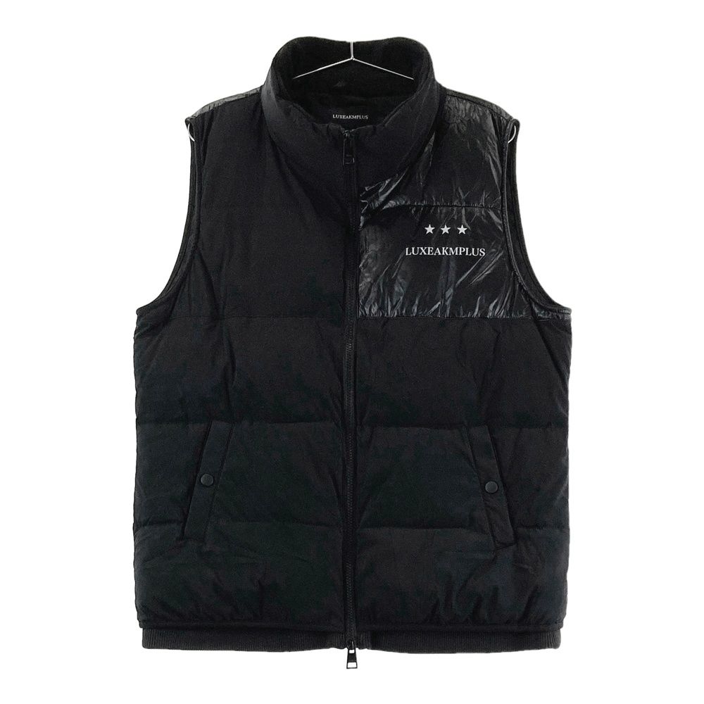 サイズ L LUXEAKMPLUS リュクスエイケイエムプラス 中綿ジップベスト ブラック系 240101425306 ゴルフウェア メンズ ストスト