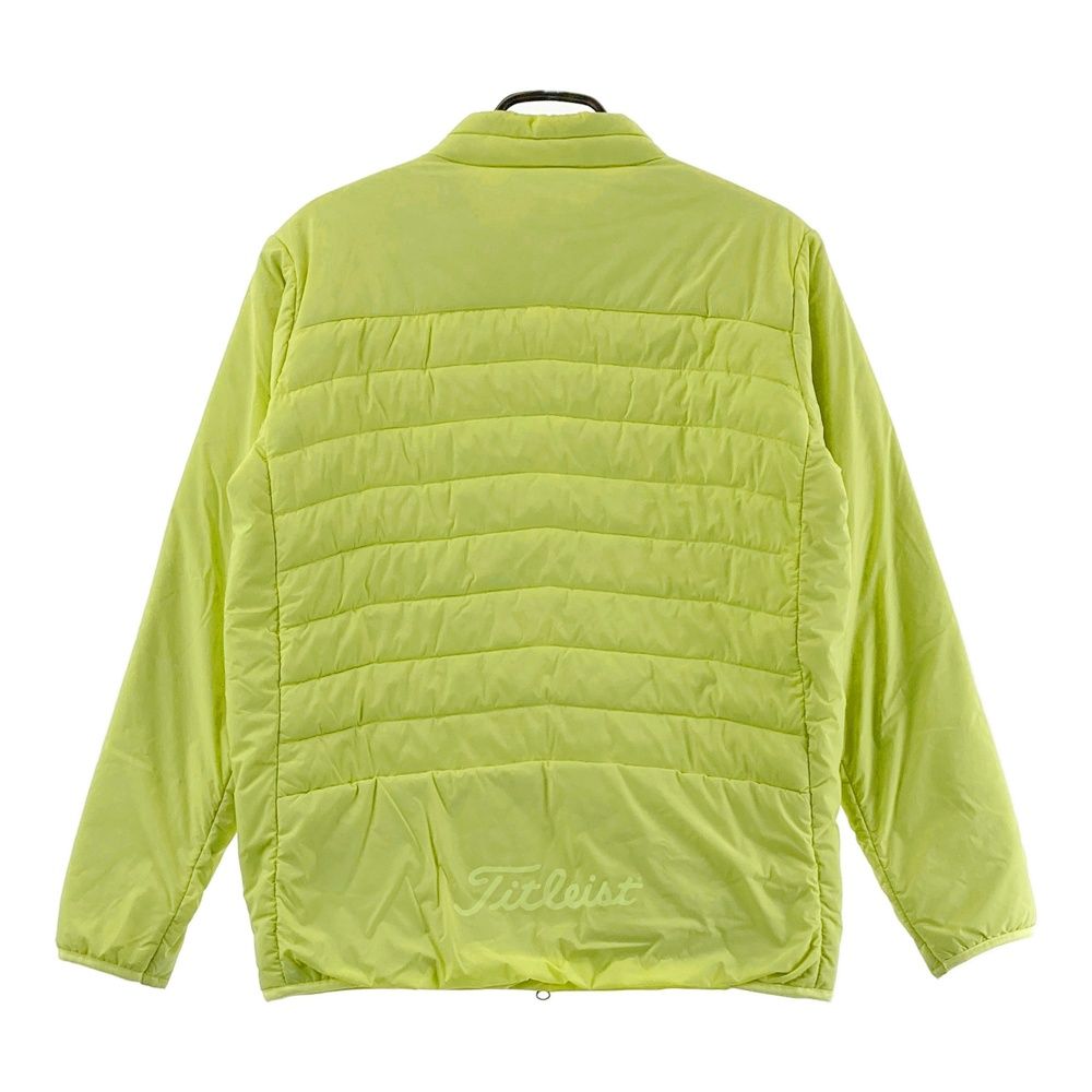 サイズ：L TITLEIST タイトリスト 中綿ジャケット イエロー系