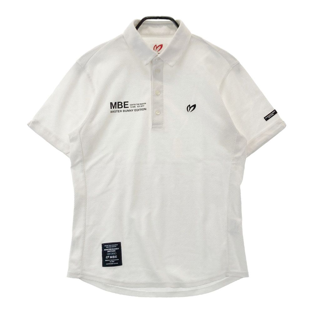 2021年☆美品　サイズ4 マスターバニーエディション　半袖ポロシャツ　ゴルフ サイズ：4 MASTER BUNNY EDITION マスターバニーエディション 半袖