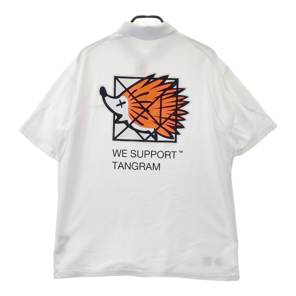 サイズ：XXL TANGRAM タングラム ×CLUBHAUS 半袖ポロシャツ ホワイト系