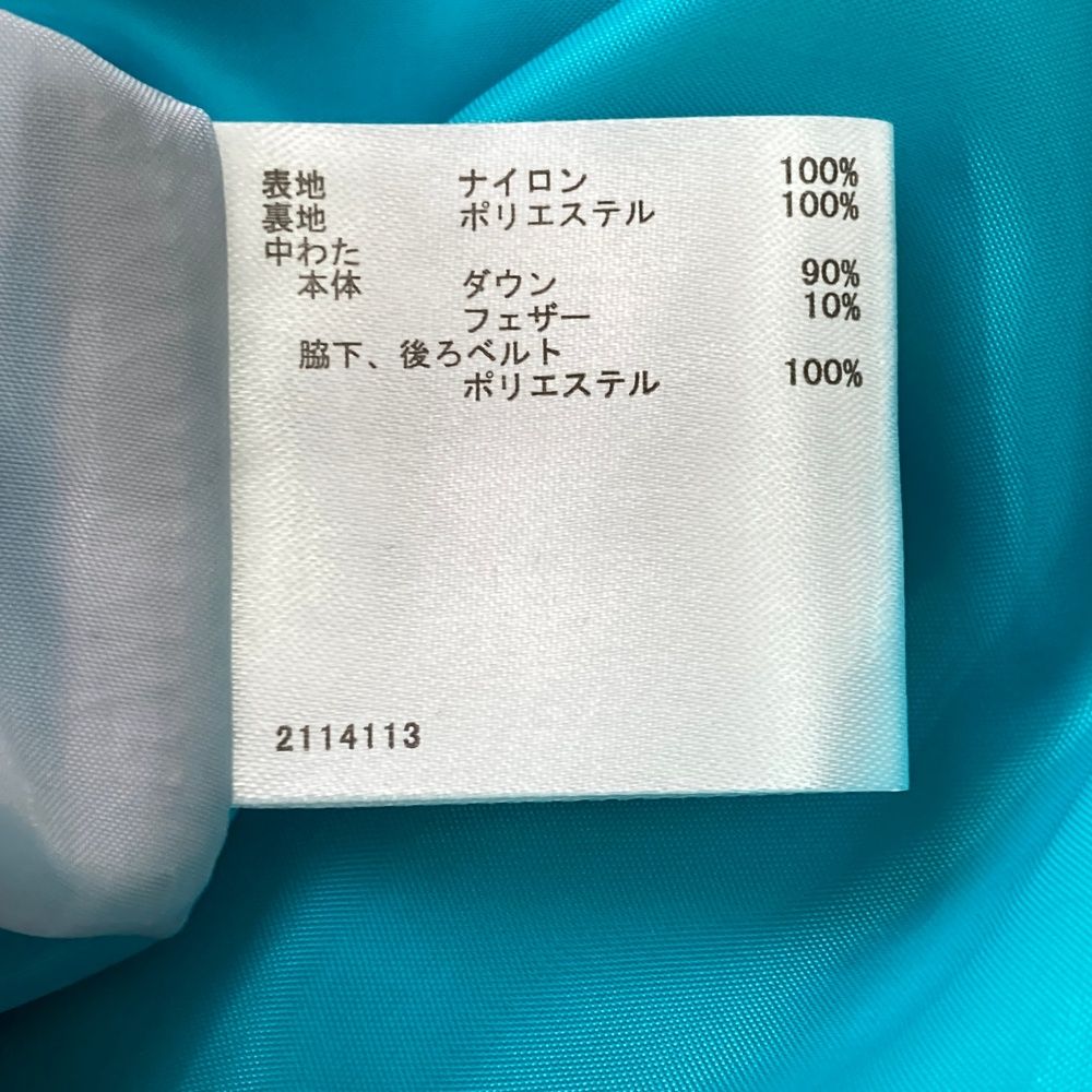 ダウン ノースリーブワンピース