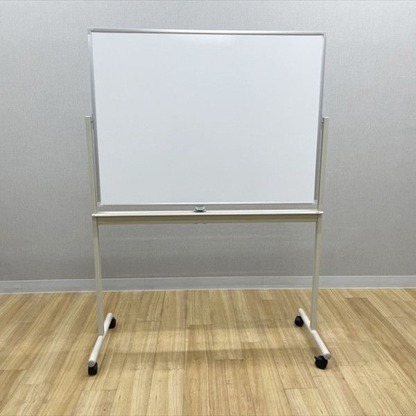 ホワイトボード 脚付 両面式 暗線入り W 1270 内田洋行 ウチダ ペールグレイ