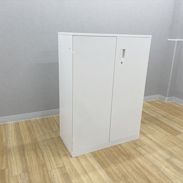 両開き書庫 エスキャビネット 天板付 スチール キャビネット イトーキ ホワイトW