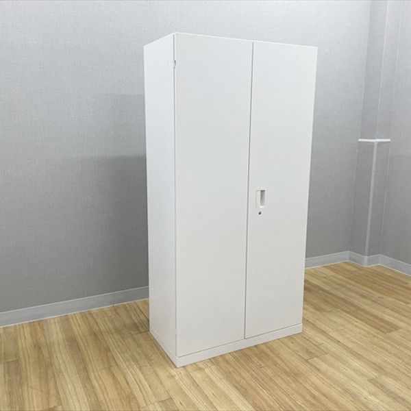 両開き書庫 ロング エスキャビネット スチール キャビネット イトーキ ホワイトW