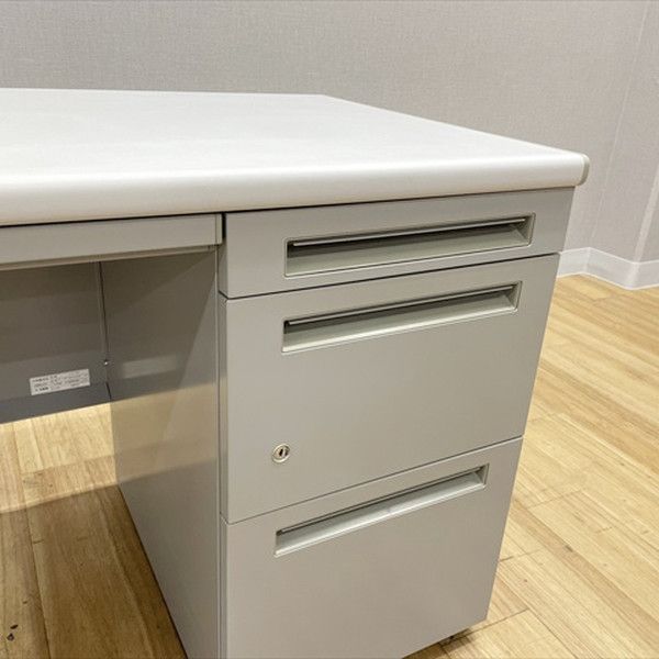 Uchida オフィスデスク 片袖机 3段袖 FEED-N W1000 内田洋行 ペール