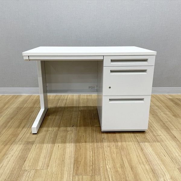 Uchida オフィスデスク 片袖机 3段袖 スカエナ Sタイプ W1000 内田洋行