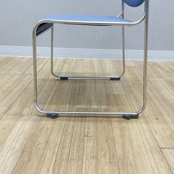  ミーティングチェア スタッキング 肘無 CK 805 コクヨ ミディアムスカイ 合皮チェア オフィスチェア ワークチェア 椅子 チェア