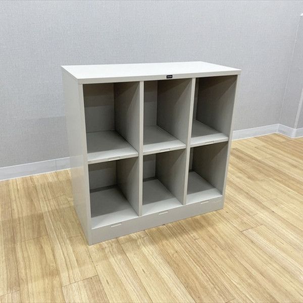 シューズボックス 6人用 下足入れ オープンタイプ SL-3-2 内田洋行 ウチダ ネオグレイ