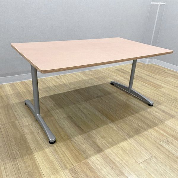 ミーティングテーブル 完成品 ST 3100 T字脚タイプ 内田洋行 ウチダ ディーンメープル