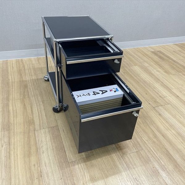 USM ハラー システム パソコン デスク キャスター グラファイト ブラック USM ハラー システム パソコン デスク キャスター グラファイト