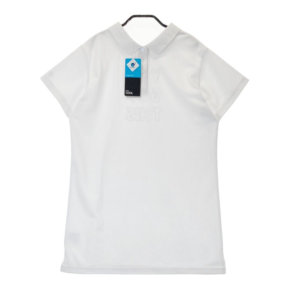 サイズ L MUNSING WEAR マンシングウェア 襟付 半袖ワンピース ホワイト系 ゴルフウェア レディース ストスト