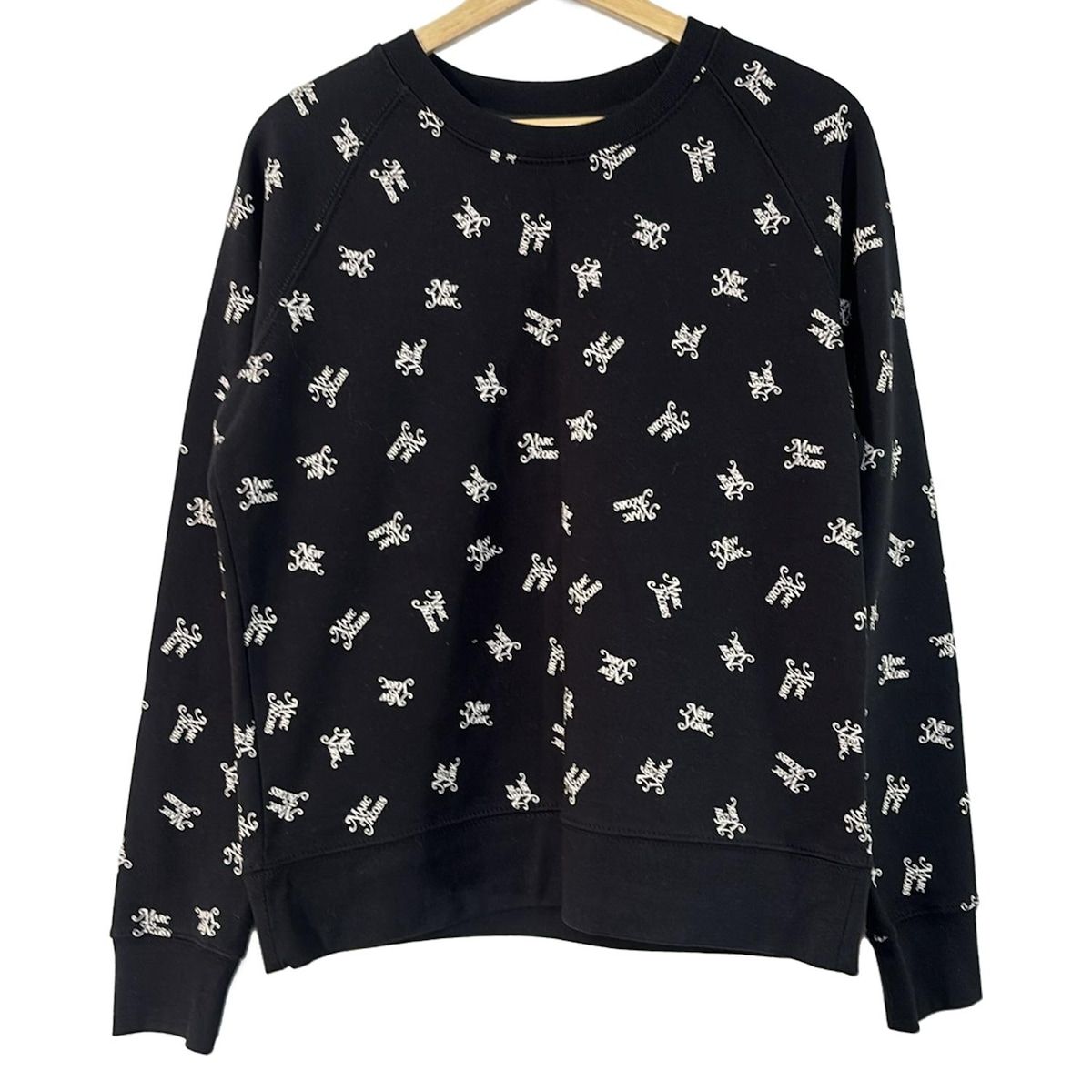 MARC JACOBS マークジェイコブス トレーナー サイズXS レディース - 黒×白 長袖