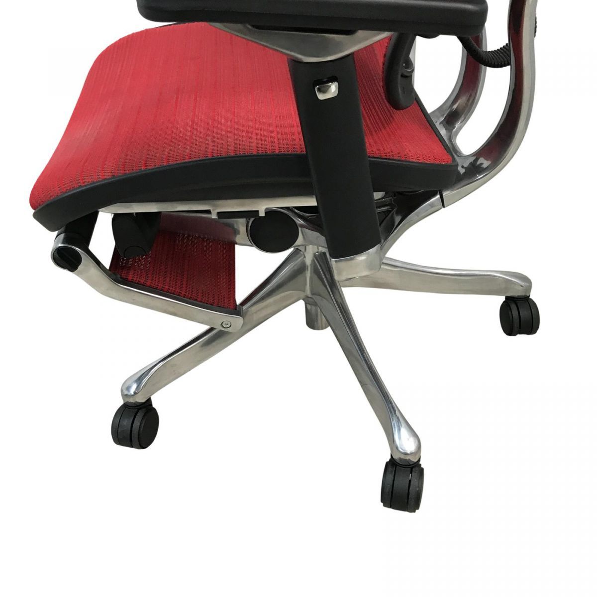  オフィスチェア Ergohuman エルゴヒューマンプロ レッド オットマン内蔵 GCK889845大 おしゃれオフィス オフィスチェア ワークチェア 椅子 チェア