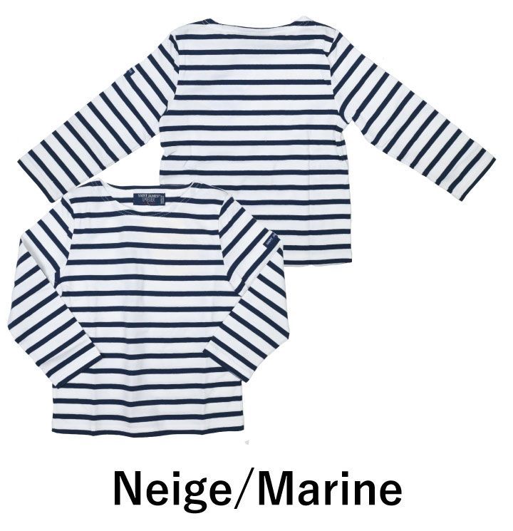 [キッズサイズ] セントジェームス SAINT JAMES アンファンマンキエモダン ENFANT MINQUIERS　#2066 Kids 長袖 ジュニアサイズ 子供用 子供服 男の子 女の子 Tシャツ カットソー トップス ボーダー コット